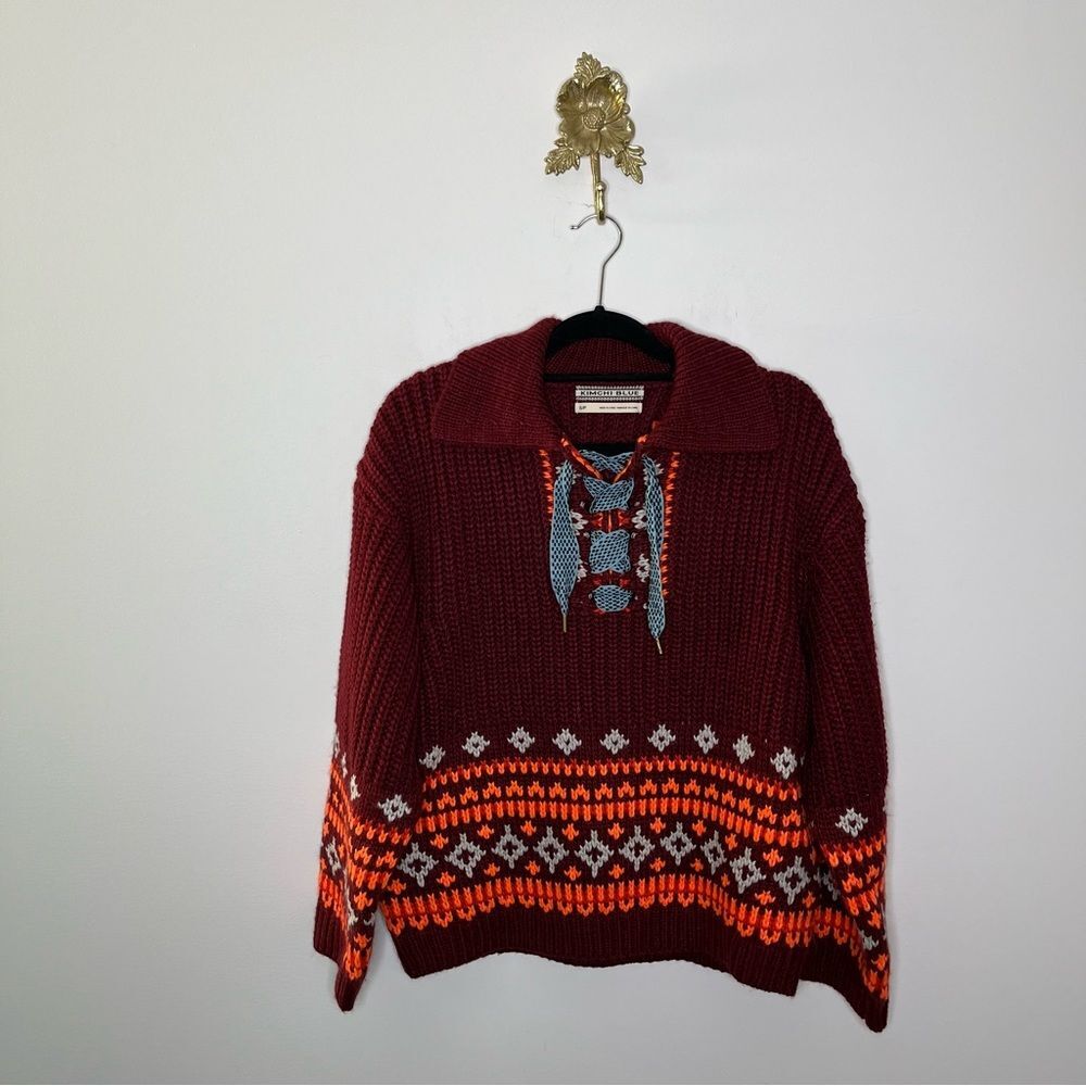 Urban Outfitters Scout Lace-up Sweater S